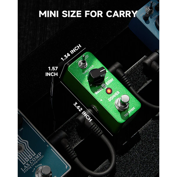 Donner Noise Killer Pedal Supresor de Ruido con 2 Modos EC886 6