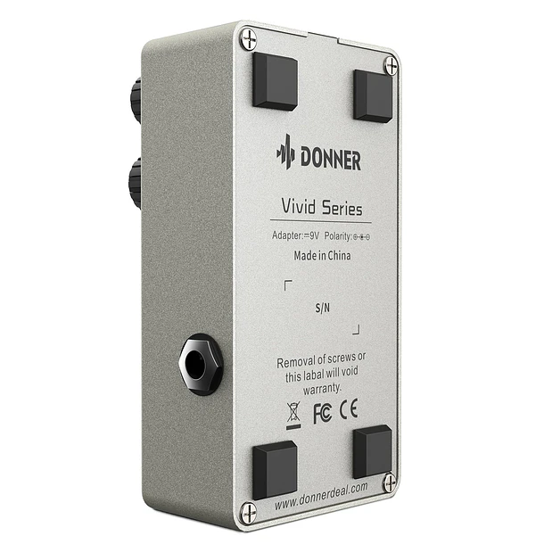 Donner Lax Comp Pedal Compresor Estilo Peak Limiter EC1332 5