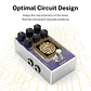 Donner White Tape Pedal Delay de Cinta Estéreo con Boost Transparente EC1335 - Miniatura 6