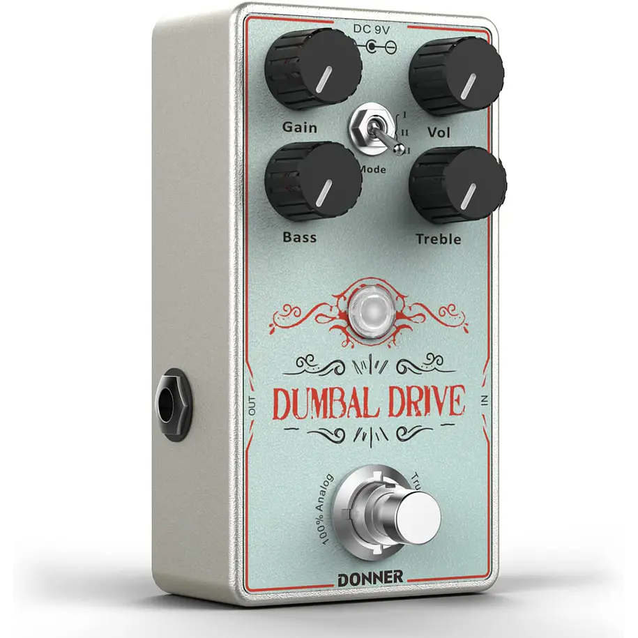 Donner Dumbal Drive Pedal Overdrive Estilo Dumble con 3 Modos EC1329 1