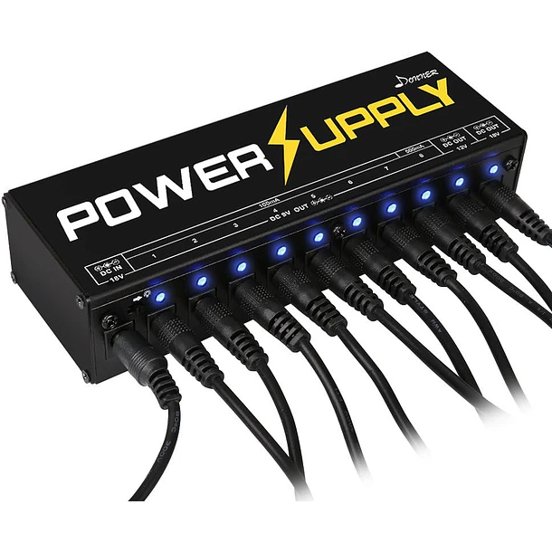Donner DP-1 Fuente de Poder para Pedales con 10 Salidas Aisladas EC812 9
