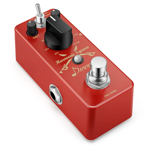 Donner Harmonic Square Pedal Octavador Digital con 7 Intervalos y 3 Tonos EC966 1