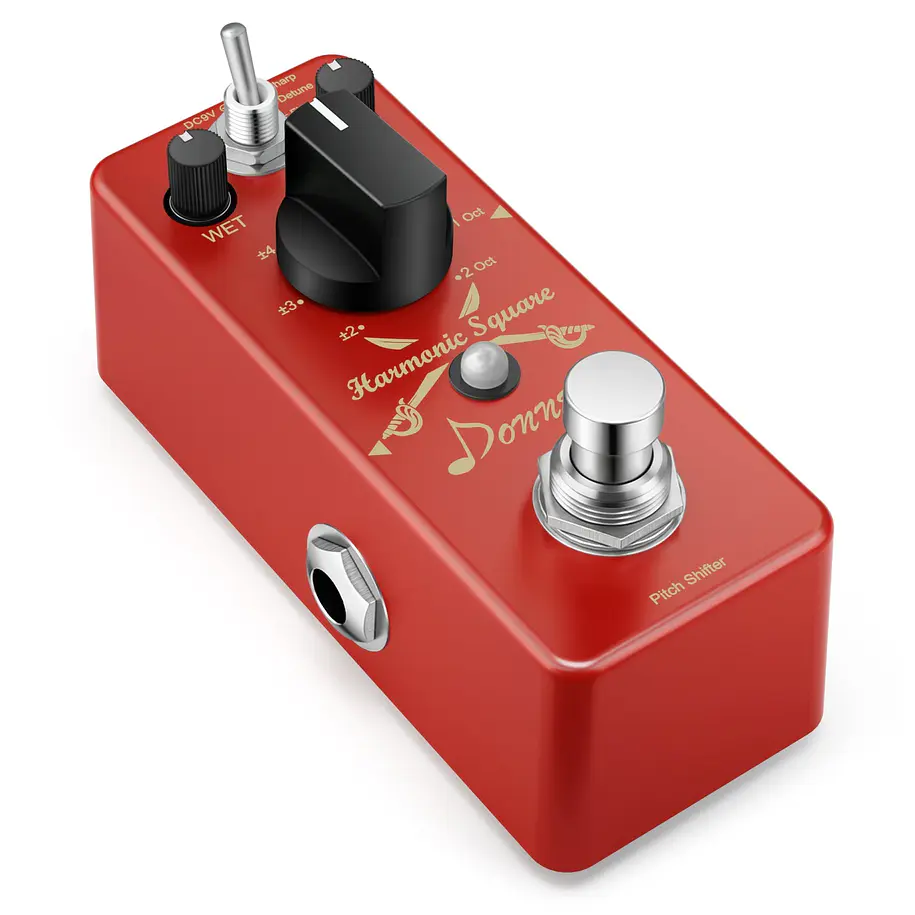 Donner Harmonic Square Pedal Octavador Digital con 7 Intervalos y 3 Tonos EC966 1
