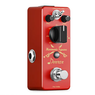 Donner Harmonic Square Pedal Octavador Digital con 7 Intervalos y 3 Tonos EC966
