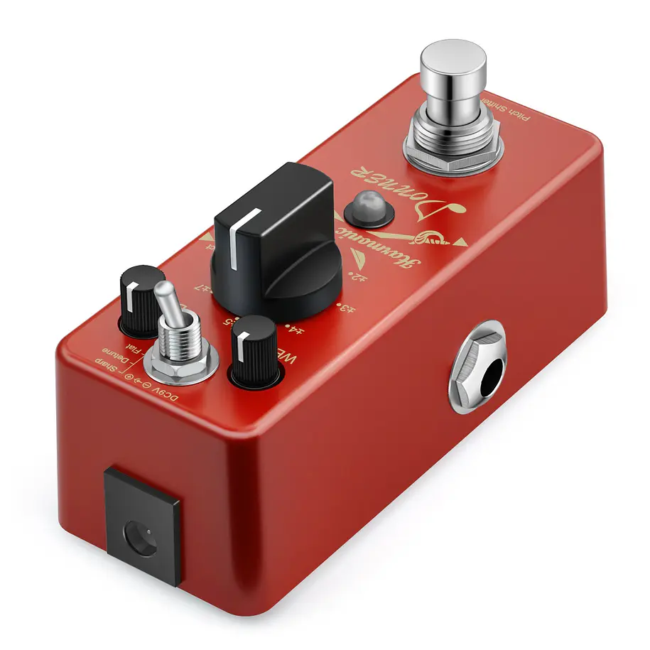 Donner Harmonic Square Pedal Octavador Digital con 7 Intervalos y 3 Tonos EC966 6