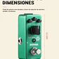 Donner Verb Square Pedal Reverb Digital con 7 Modos EC965 - Miniatura 6