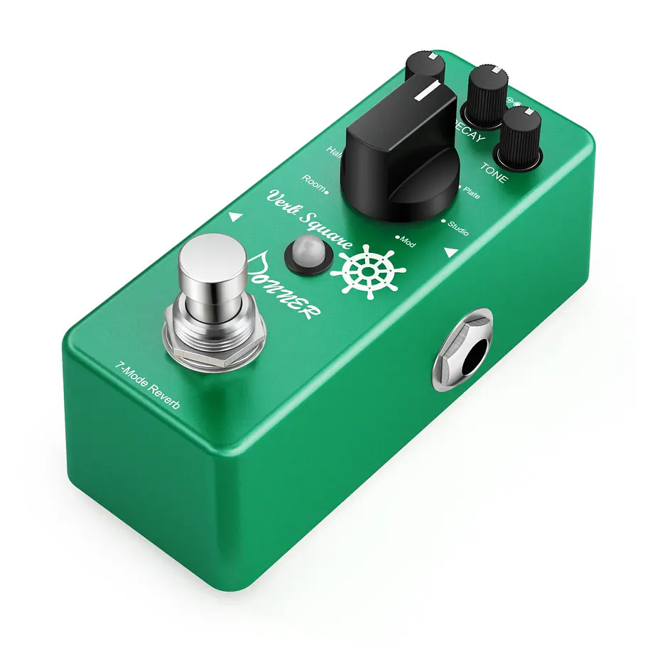 Donner Verb Square Pedal Reverb Digital con 7 Modos EC965 10