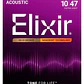 Elixir 11002 Cuerdas Para Guitarra Acústica Bronce 80/20 Nanoweb Extra Light 10-47 - Miniatura 1