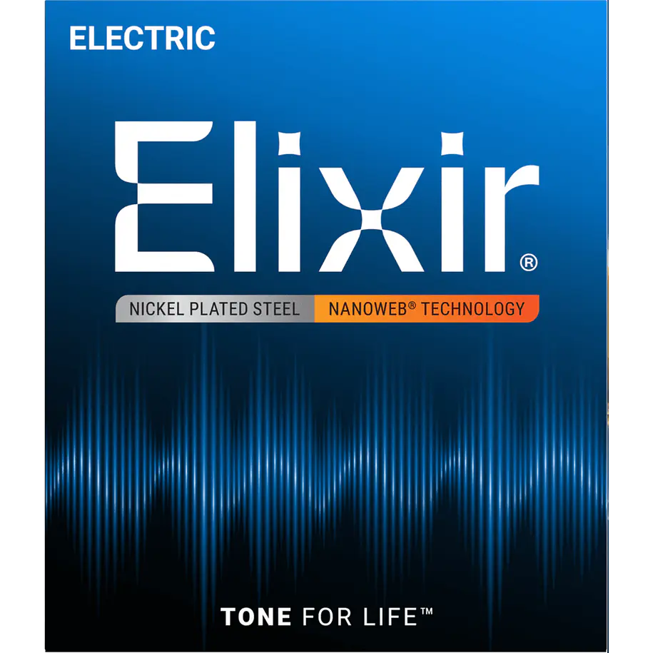 Elixir 12002 Cuerdas Para Guitarra Eléctrica Níquel Nanoweb Super Light 09-42 3