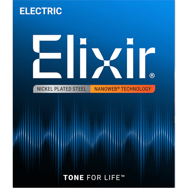 Elixir 12102 Cuerdas Para Guitarra Eléctrica Níquel Nanoweb Medium 11-49 3