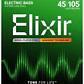 Elixir 14077 Cuerdas Para Bajo de 4 Cuerdas Níquel Nanoweb Light/Medium 45-105 - Miniatura 1
