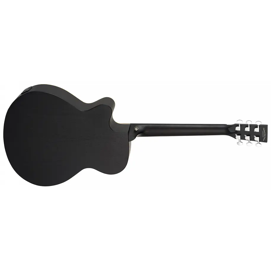 Tanglewood TB4CE Guitarra Electroacústica Blackbird Super Folk Negra Satinada Con Funda 2