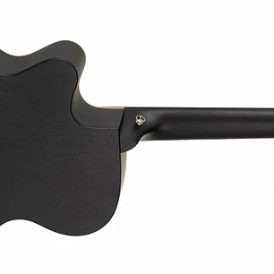 Tanglewood TB4CE Guitarra Electroacústica Blackbird Super Folk Negra Satinada Con Funda