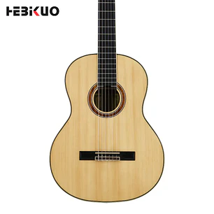 Hebikuo E39-210 Guitarra Clásica Acústica 39 Pulgadas Cuerdas de Nylon Tapa de Abeto