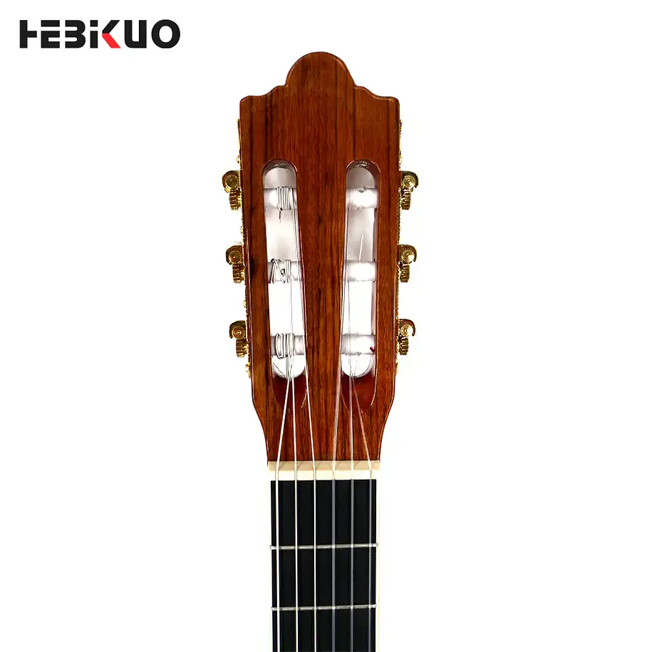 Hebikuo E39-210 Guitarra Clásica Acústica 39 Pulgadas Cuerdas de Nylon Tapa de Abeto 3