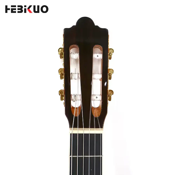 Hebikuo Enjoy E39-410 Guitarra Clásica Acústica 39 Pulgadas Cuerdas de Nylon Clavijas Cerradas 6