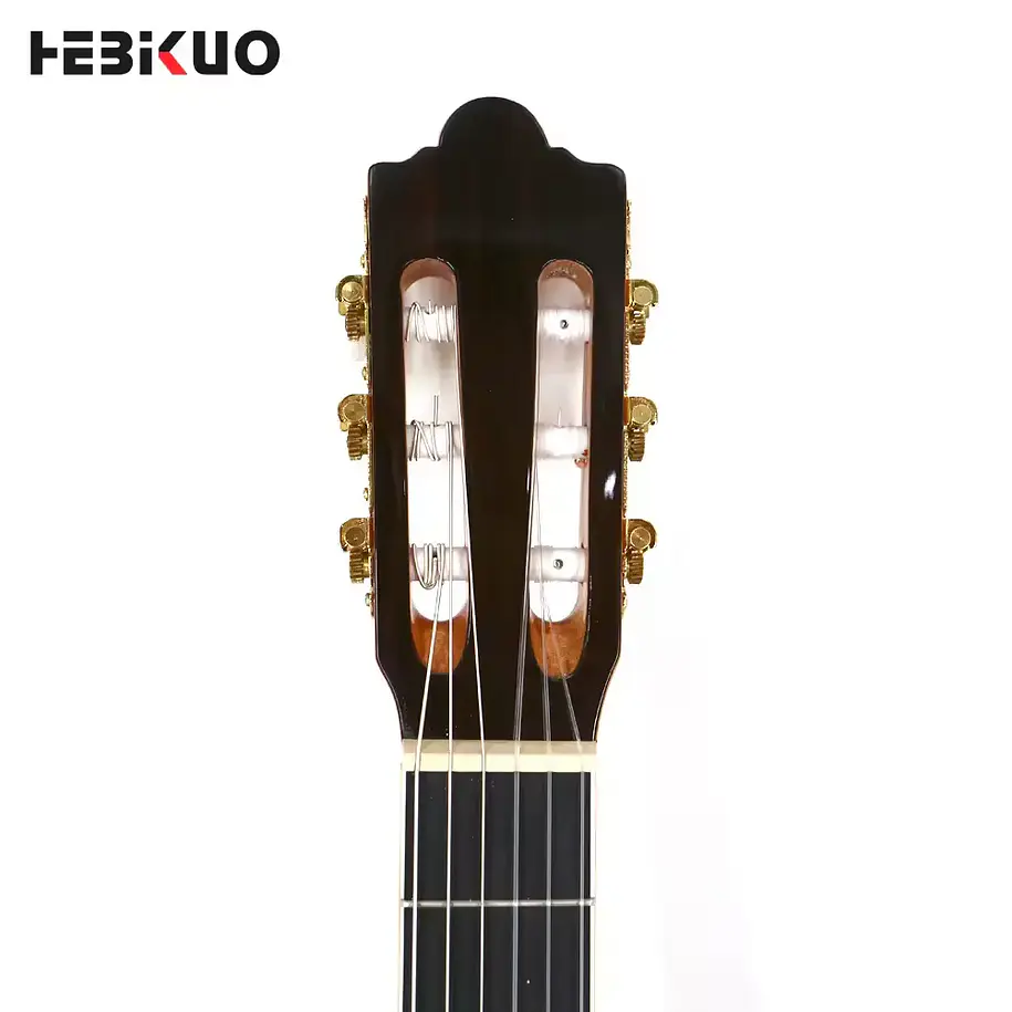 Hebikuo Enjoy E39-410 Guitarra Clásica Acústica 39 Pulgadas Cuerdas de Nylon Clavijas Cerradas 6