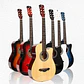 Hebikuo Enjoy 38C Guitarra Acústica Folk 38 Pulgadas Cuerdas de Metal Ideal Para Principiantes - Thumbnail 3
