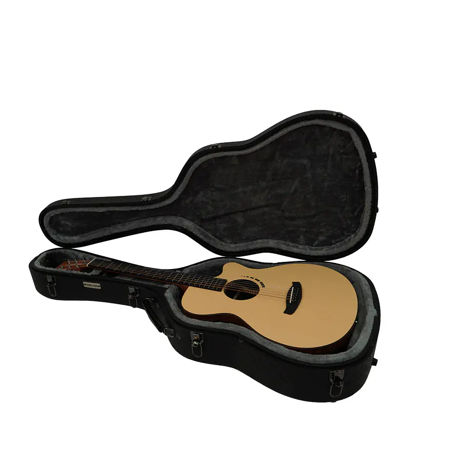 Hebikuo BB05 Case Rígido Ultraliviano de EPP Para Guitarra Acústica Folk o Dreadnought 9