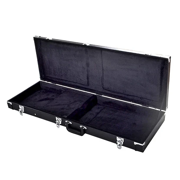 Hebikuo GBC-01 Hardcase Rectangular Para Guitarra Eléctrica de Madera y Cuero PVC 2