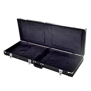 Hebikuo GBC-01 Hardcase Rectangular Para Guitarra Eléctrica de Madera y Cuero PVC