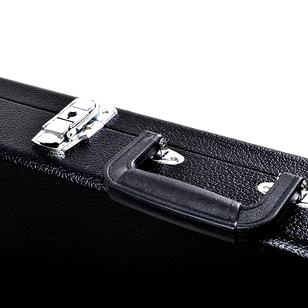 Hebikuo GBC-01 Hardcase Rectangular Para Guitarra Eléctrica de Madera y Cuero PVC 6