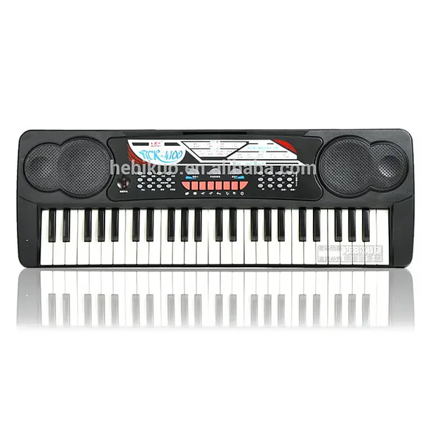 Hebikuo MK-4100 Teclado Electrónico 49 Teclas Con 16 Timbres y 10 Ritmos Ideal Para Principiantes 1