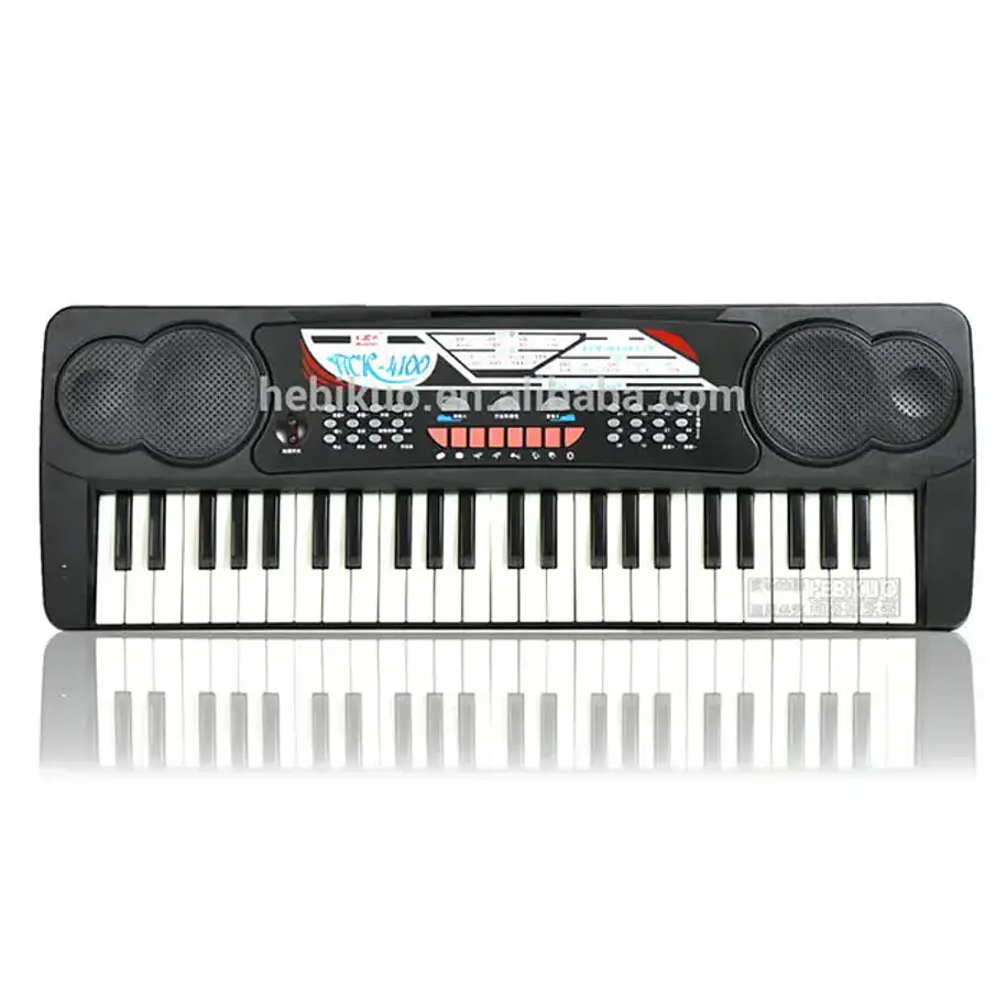 Hebikuo MK-4100 Teclado Electrónico 49 Teclas Con 16 Timbres y 10 Ritmos Ideal Para Principiantes 1
