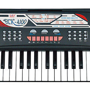 Hebikuo MK-4100 Teclado Electrónico 49 Teclas Con 16 Timbres y 10 Ritmos Ideal Para Principiantes