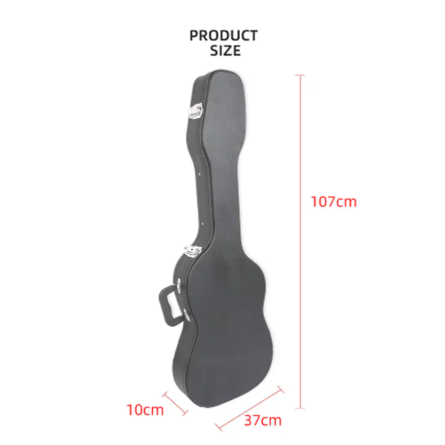 Hebikuo STC-01 Hardcase Para Guitarra Eléctrica Tipo Stratocaster Interior Moldeado 8
