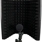 Hebikuo T5 Filtro Antipop Para Micrófono Ideal Para Podcast Streaming y Locución - Miniatura 1