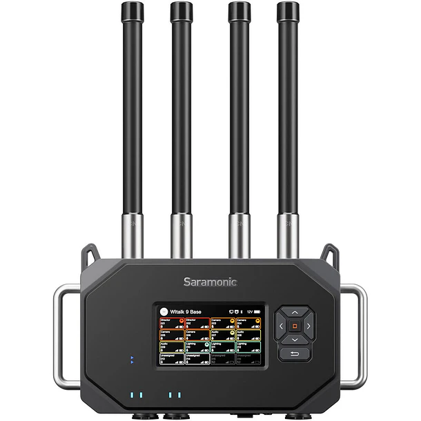 Saramonic WiTalk Base Consola Maestra de Intercomunicador Inalámbrico 1.9 GHz Para 16 Usuarios Montura V-Mount 1