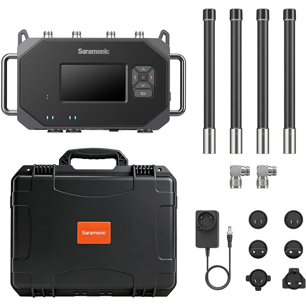 Saramonic WiTalk Base Consola Maestra de Intercomunicador Inalámbrico 1.9 GHz Para 16 Usuarios Montura V-Mount 2