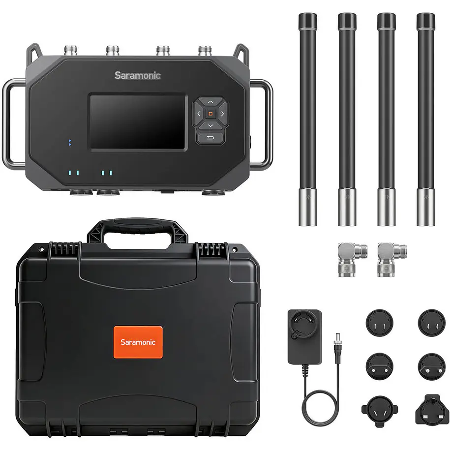 Saramonic WiTalk Base Consola Maestra de Intercomunicador Inalámbrico 1.9 GHz Para 16 Usuarios Montura V-Mount 2