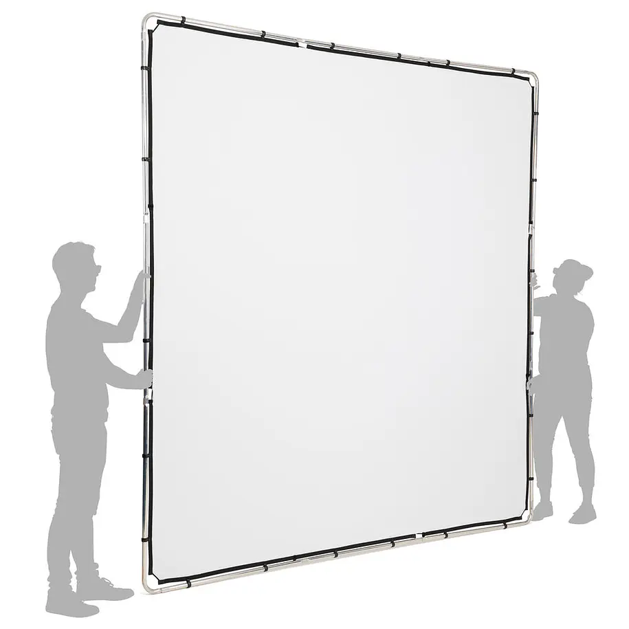 Manfrotto MLLC3301K Kit Pro Scrim All-in-One Extra Grande 2.9 x 2.9 m Con Tela Negra y Difusor 1.25 Stops 5