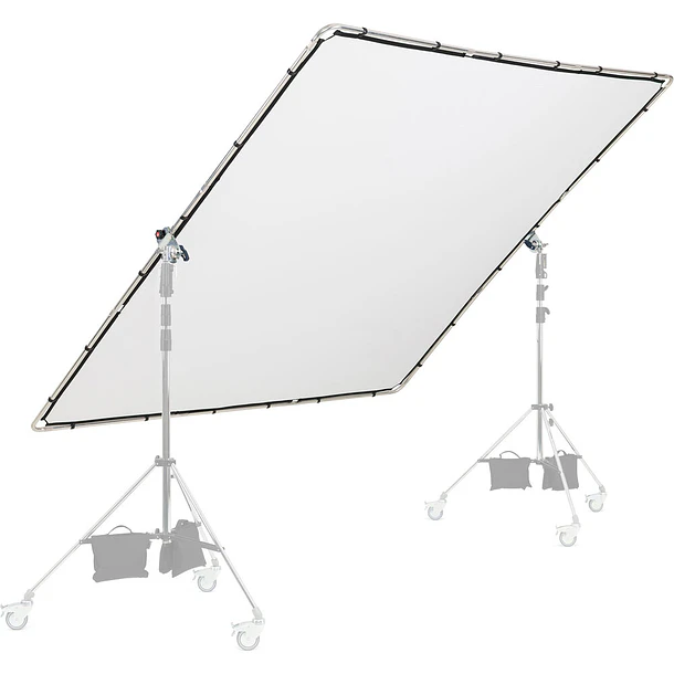 Manfrotto MLLC3301K Kit Pro Scrim All-in-One Extra Grande 2.9 x 2.9 m Con Tela Negra y Difusor 1.25 Stops 8