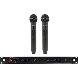 Audix AP42 OM2 Sistema Inalámbrico Dual Con Dos Micrófonos de Mano H60/OM2 Banda A 522-554 MHz