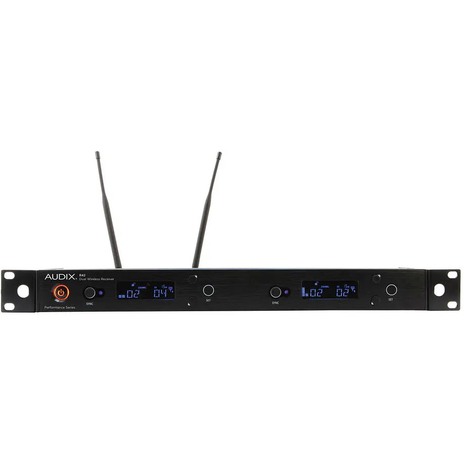 Audix AP42 OM2 Sistema Inalámbrico Dual Con Dos Micrófonos de Mano H60/OM2 Banda A 522-554 MHz 2