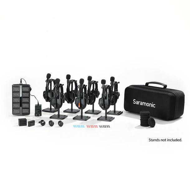 Saramonic WiTalk9-7S Sistema Intercomunicador Inalámbrico Full-Duplex 1.9 GHz Para 7 Personas Sin Hub 1