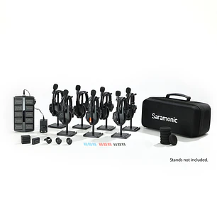 Saramonic WiTalk9-7S Sistema Intercomunicador Inalámbrico Full-Duplex 1.9 GHz Para 7 Personas Sin Hub
