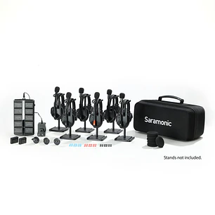 Saramonic WiTalk9-6S Sistema Intercomunicador Inalámbrico Full-Duplex 1.9 GHz Para 6 Personas Sin Hub