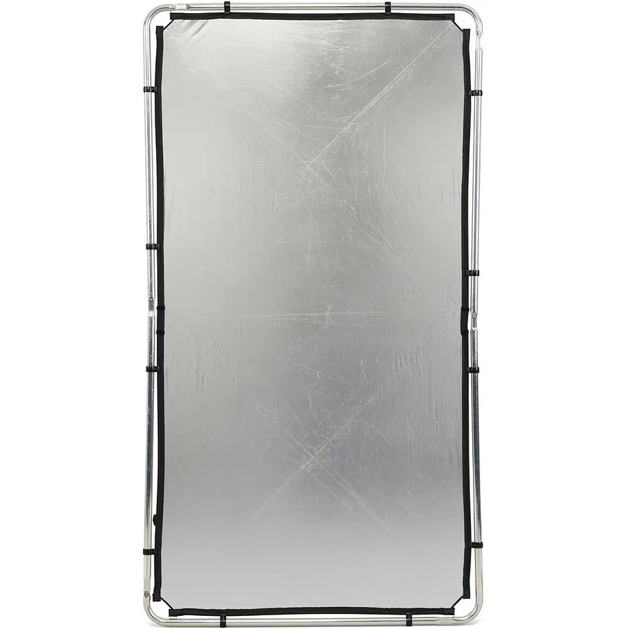 Manfrotto MLLC1201K Kit Pro Scrim All-in-One Mediano 1.1 x 2 m Con 3 Telas Negra, Plata/Blanco y Difusor 4