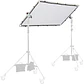 Manfrotto MLLC1201K Kit Pro Scrim All-in-One Mediano 1.1 x 2 m Con 3 Telas Negra, Plata/Blanco y Difusor - Miniatura 12