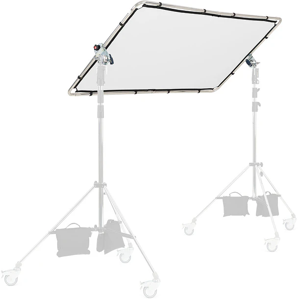 Manfrotto MLLC1201K Kit Pro Scrim All-in-One Mediano 1.1 x 2 m Con 3 Telas Negra, Plata/Blanco y Difusor 13