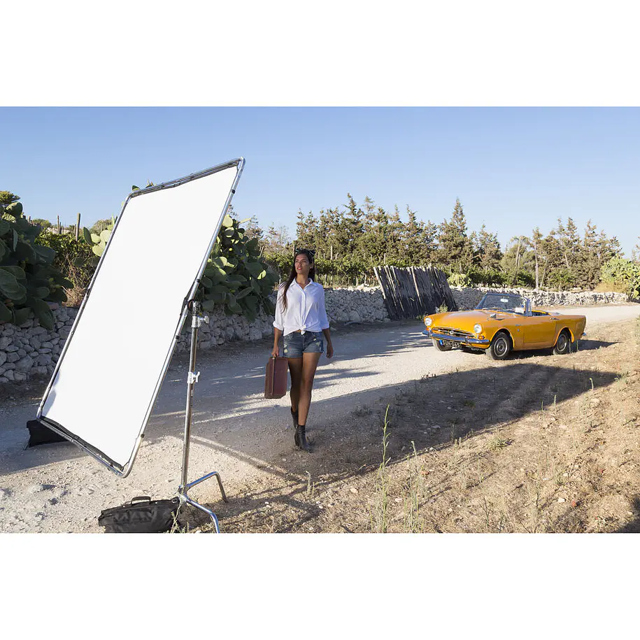 Manfrotto Skylite Rapid Standard Kit Grande 2 x 2 m Difusor y Reflector Plata/Blanco Con Estuche Rígido LL LR82243RC 5