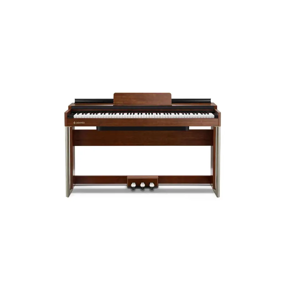 Donner DDP-200 Piano Digital 88 Teclas Acción de Martillo Graduada DGH con Mueble y Bluetooth MIDI EC3008 1