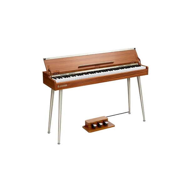 Donner DDP-80 Plus Piano Digital 88 Teclas Acción de Martillo con Mueble de Madera Retro y Tapa de Cierre Suave EC6677 1