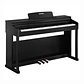 Donner DDP-100 Piano Digital Vertical 88 Teclas Contrapesadas con Mueble Negro, Pedales y Tapa Deslizante EC3013 - Thumbnail 1