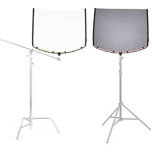Manfrotto LL LR1911 Kit de Banderas Rapid Flag 46 x 61 cm Con 4 Telas Para Control de Luz