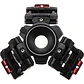 Manfrotto 529B Hi Hat Base Baja Con Bol de 100 mm Para Tomas a Ras de Suelo - Miniatura 2